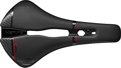 Selle San Marco Mantra Open-Fit Carbon FX Saddle - Noir/Noir - Large