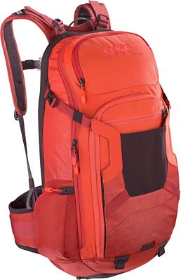 Evoc FR Trail Protector Backpack 20L - Orange-Chilli Red - Small
