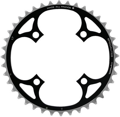 TA 104 PCD Chinook 4-Arm Middle Chainring - Black - 42t, Black
