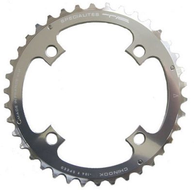 TA 104 PCD Chinook 4-Arm Middle Chainring - Argent - 36t
