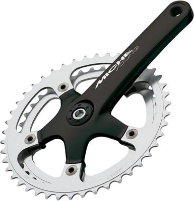 Miche Young Road Double Chainset - Noir - 107mm, Noir