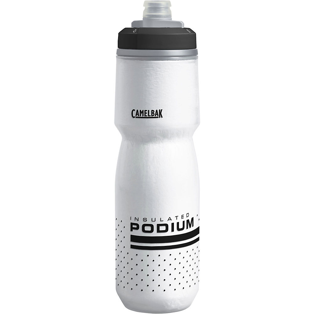 Camelbak Podium Chill 710ml Water Bottle SS19 - White-Black - 710ml}, White-Black