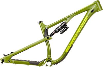 Nukeproof Reactor 290 Alloy Mountain Bike Frame 2020 - Vert militaire - XL, Vert militaire