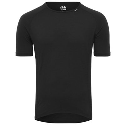 Maillot de corps dhb Aeron (M_37,5) (mérinos, manches courtes) - Noir - XS, Noir