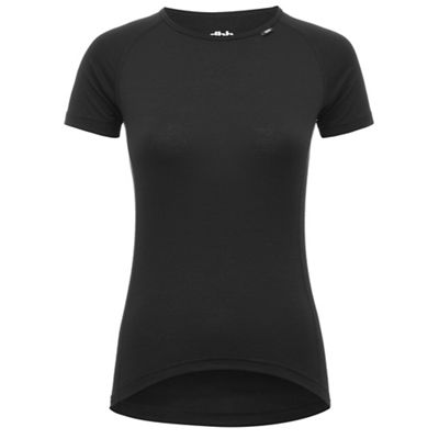 Maillot de corps Femme dhb Aeron (M_37,5) (mérinos, manches courtes) - Noir - UK 14, Noir