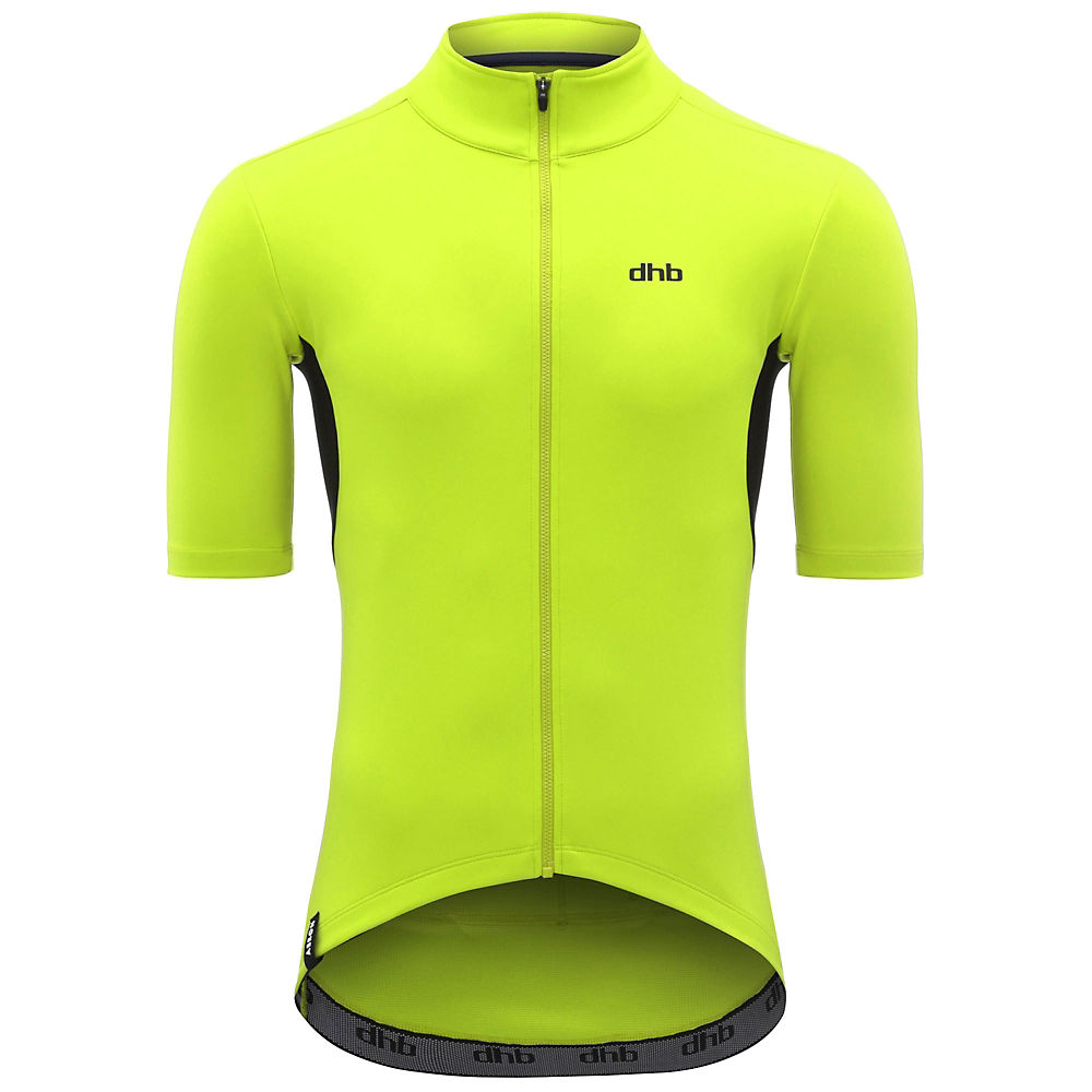 Maillot dhb Aeron Rain Defense (manches courtes) - Fluro jaune, Fluro jaune