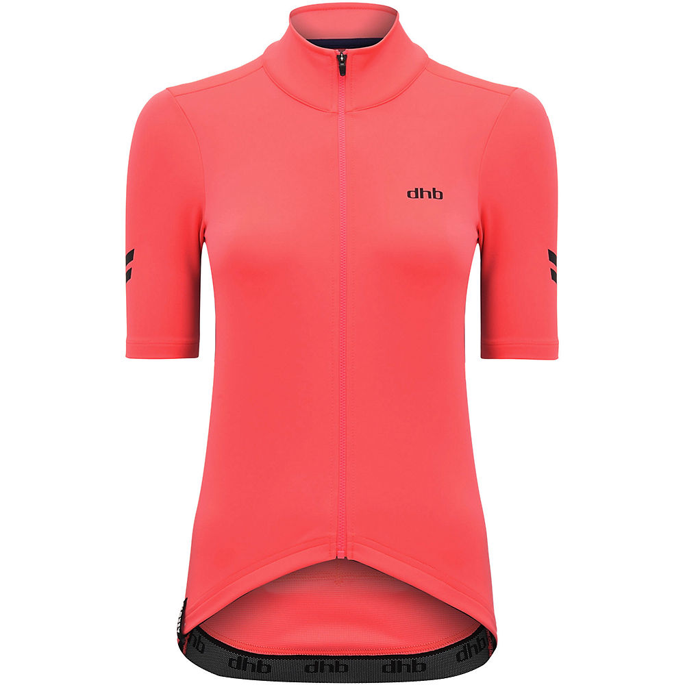 Maillot Femme dhb Aeron Rain Defence (manches courtes) - Rose - UK 10, Rose