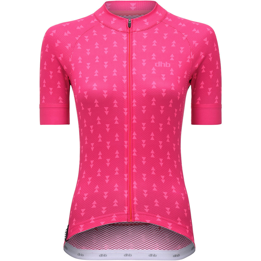 Maillot Femme dhb Aeron (manches courtes) - Rose - UK 14