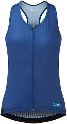 dhb Aeron Women's Sleeveless Jersey - Navy - UK 12}, Navy