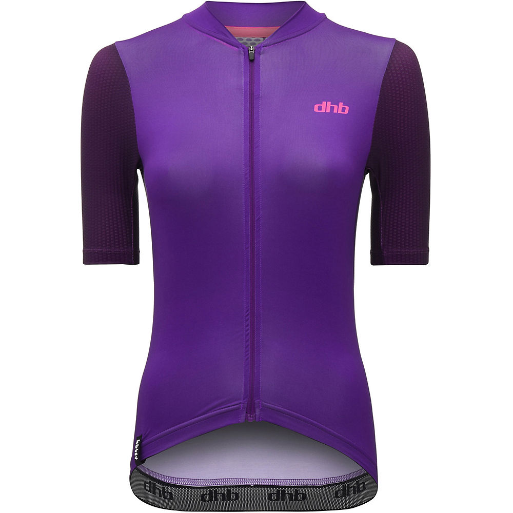 Maillot à manches courtes dhb Aeron Speed Femme - Violet - UK 10, Violet
