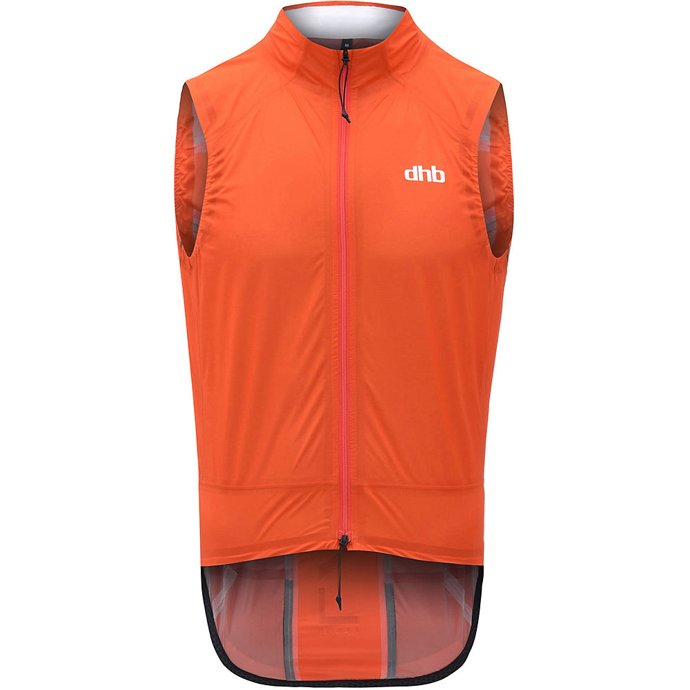 Gilet dhb Aeron Lab Superlight (imperméable) - Orange