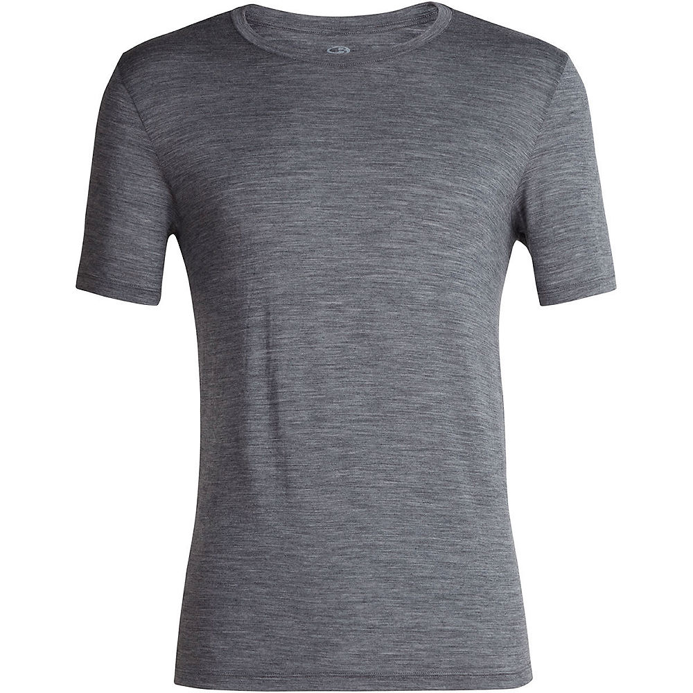 Icebreaker Tech Lite Merino SS Crewe - Gritstone Heather - XXL