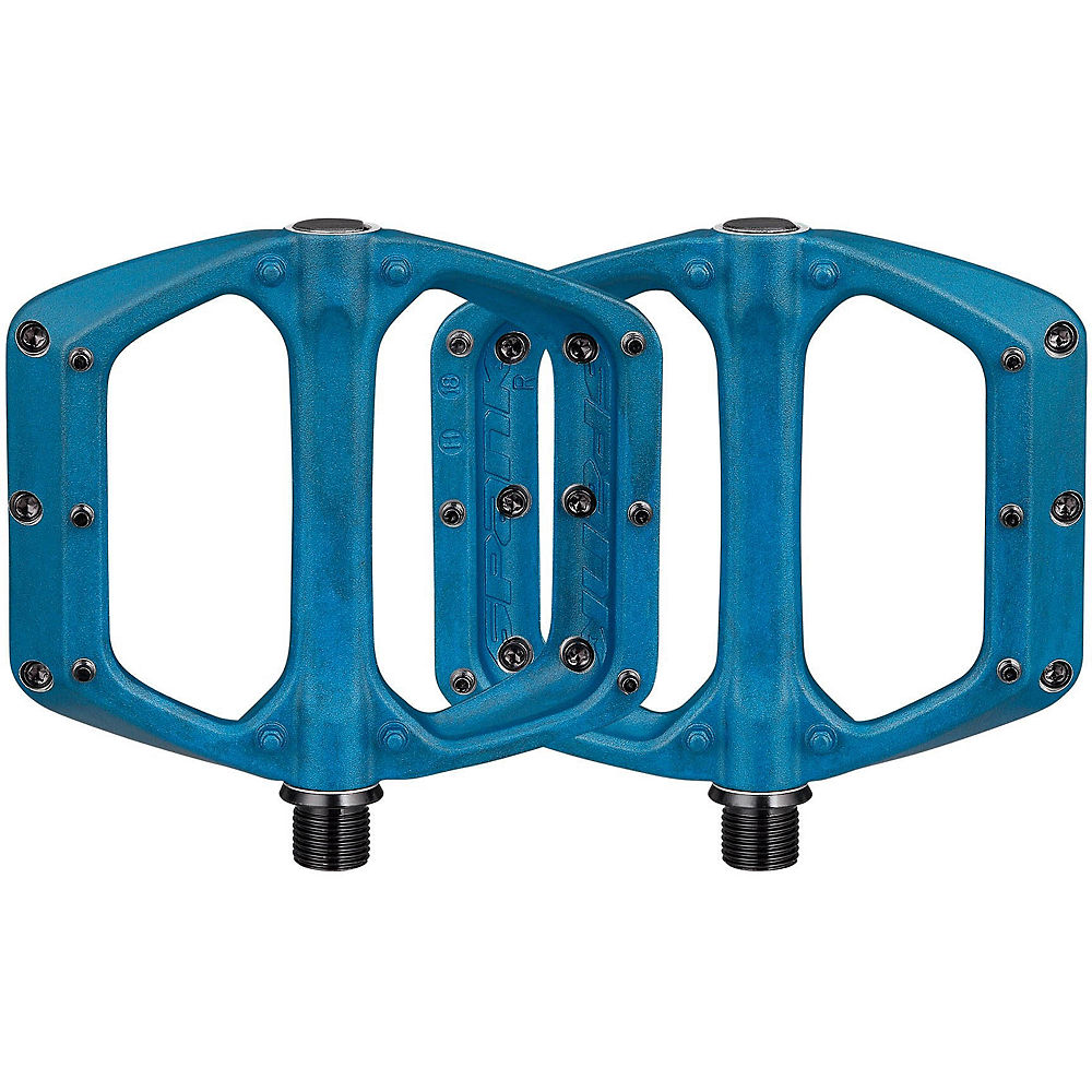 Pédales Spank Spoon DC - Bleu, Bleu