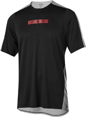 Maillot Fox Racing Flexair Delta (manches courtes) - Noir-Gris