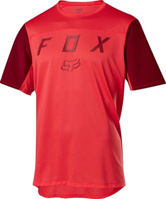 Maillot Fox Racing Flexair Moth (manches courtes) - Rouge brillant