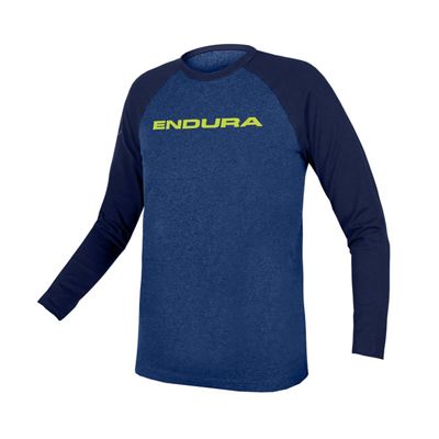 Endura Kids One Clan Raglan - Blue - 7-8 years}, Blue