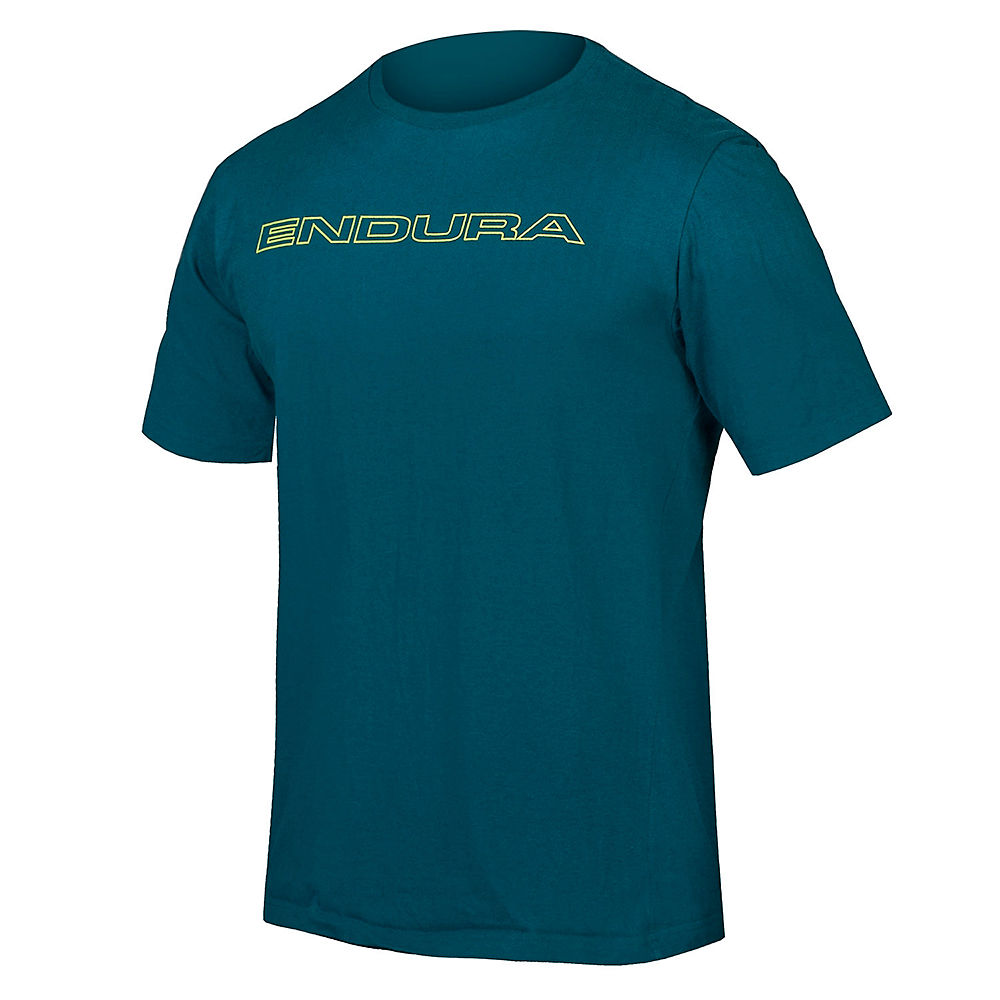 T-shirt Endura One Clan (coton carbone) - Kingfisher Green