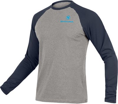 Endura One Clan Raglan Long Sleeve T Shirt - InkBlue - M}, InkBlue