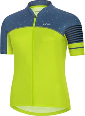 Gore Wear C5 Women's Jersey - citrus green-deep water blue