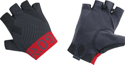 Gore Wear C7 Short Pro Gloves  - Noir/Rouge, Noir/Rouge