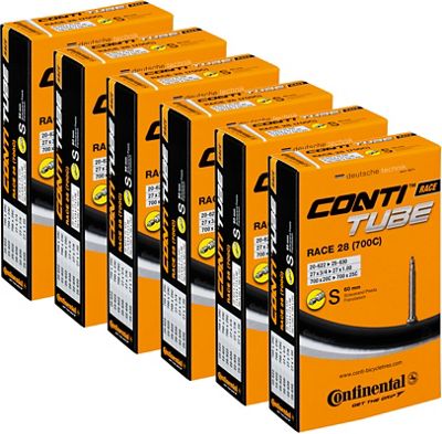 Chambres à air de route Continental Quality (lot de 6, 20-25c) - Noir - 60mm