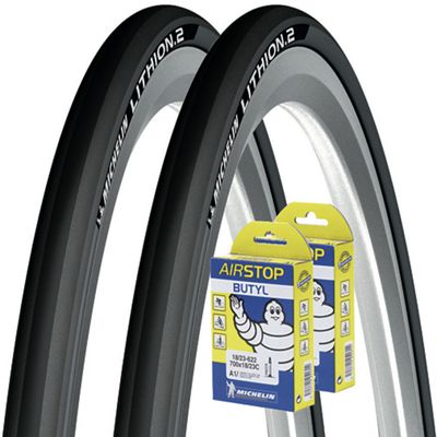 Michelin Lithion 2 Dark Grey 23c Tyres + Tubes Review