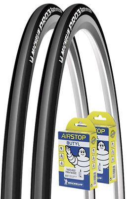 Michelin Pro 3 Black Grey 23c Tyres + Tubes Review