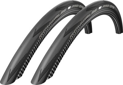 Pneus Schwalbe Pro One Evo Microskin TL-Easy (25c, paire) - Noir - 700c