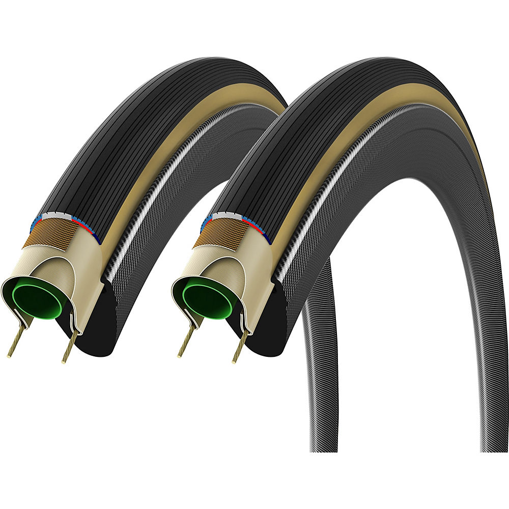 Vittoria Corsa G+ Graphene 23c Tyres - Pair - Noir - 700c