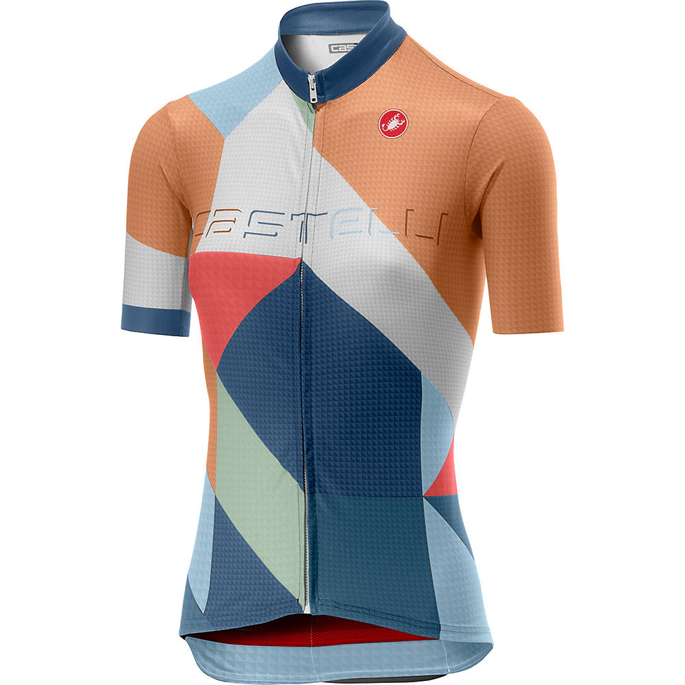 Maillot Femme Castelli Ventata FZ - Multicolor Dusk Blue