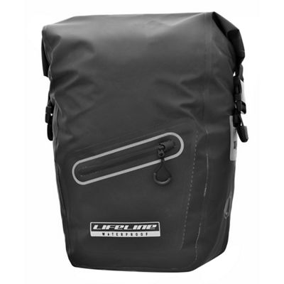 Sacoche de porte-bagages LifeLine Commute Rolltop (imperméable) - Noir - One Size