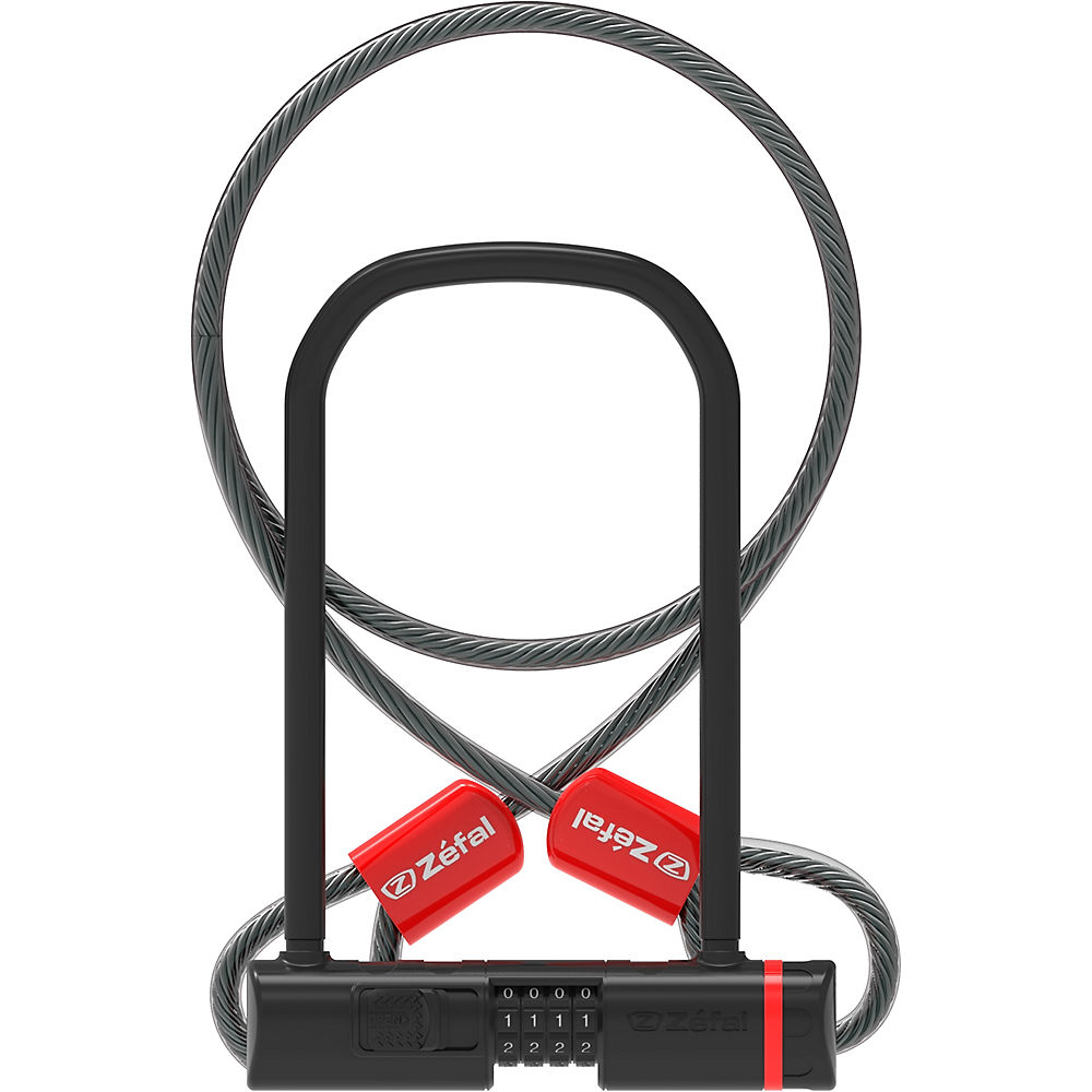 Zefal K-Traz U13 Combi U-Lock w-230mm Cable - Noir, Noir