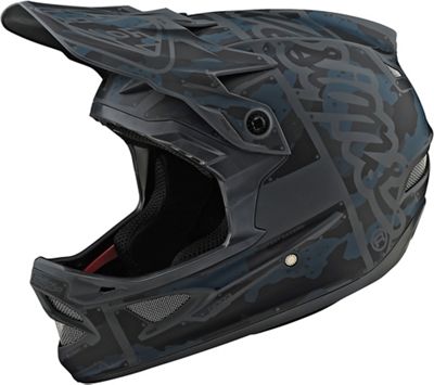 Troy Lee Designs D3 Fiberlite Helmet (Factory) - Factory Camo Gray