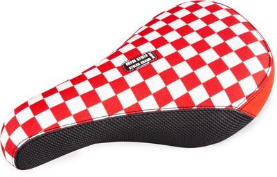 Stolen FastTimes XL Checkered Pivotal BMX Seat, Red