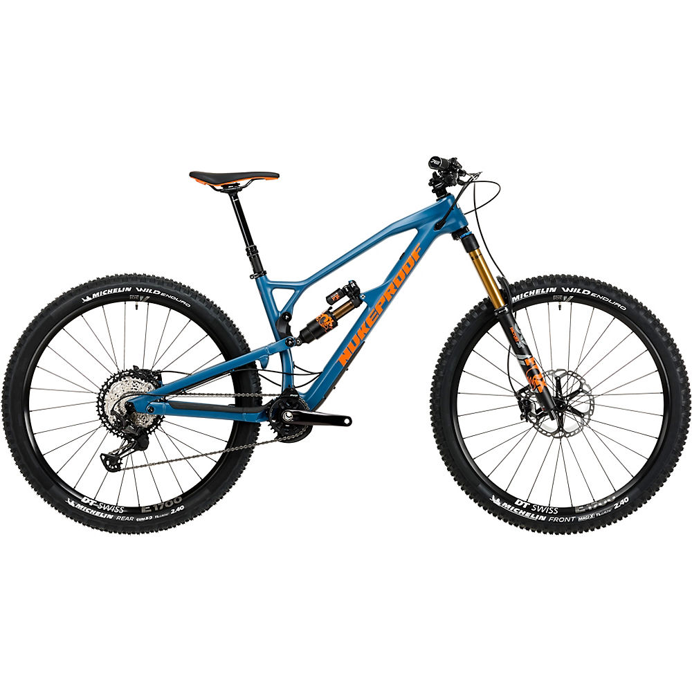 Nukeproof Mega 290 Factory Carbon Bike (XT) 2020 - Bottle Blue - XL