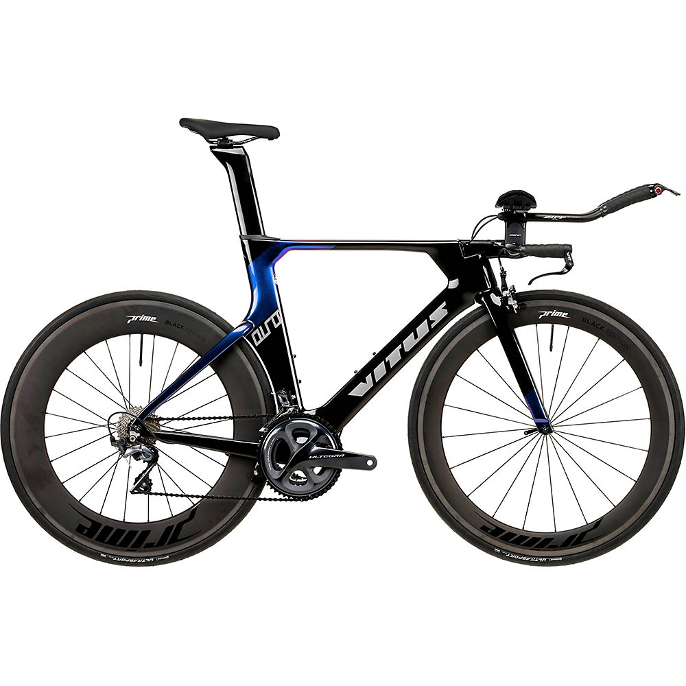 Vitus Auro CRS TT Bike (Ultegra) 2020 - Carbon-Blue Chameleon