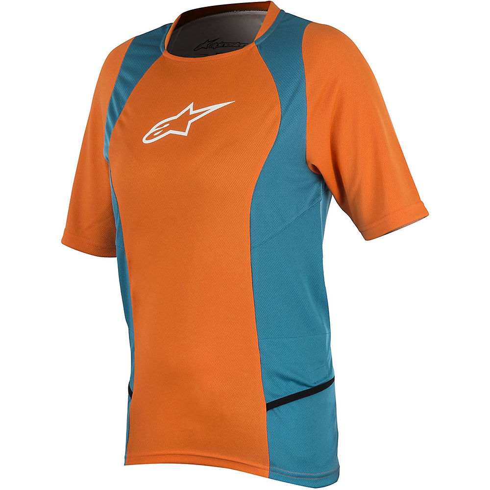 Maillot Femme Alpinestars Stella Drop 2 (manches courtes) 2018 - Bright Orange Ocean