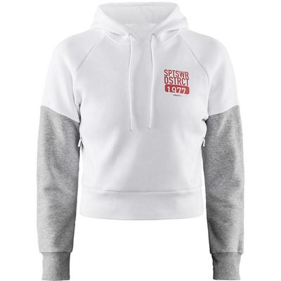 Sweat à capuche Femme Craft District  - Blanc - XL, Blanc
