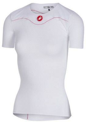 Maillot de corps Femme Castelli Pro Issue (manches courtes) - Blanc