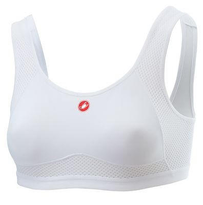 Castelli Women's Rosso Corsa Bra - White - L}, White
