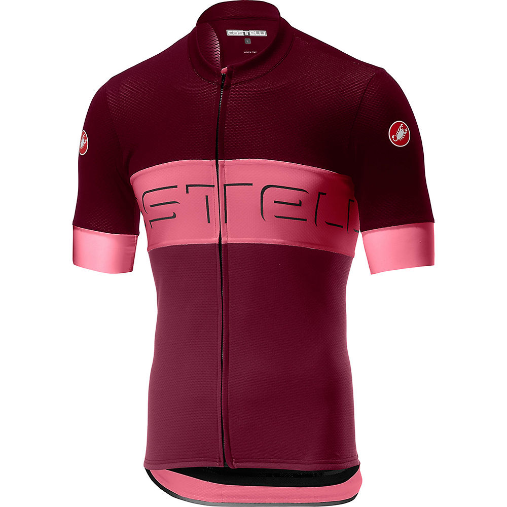 Maillot Castelli Prologo VI - Barbaresco Red/Rose/Granata Red