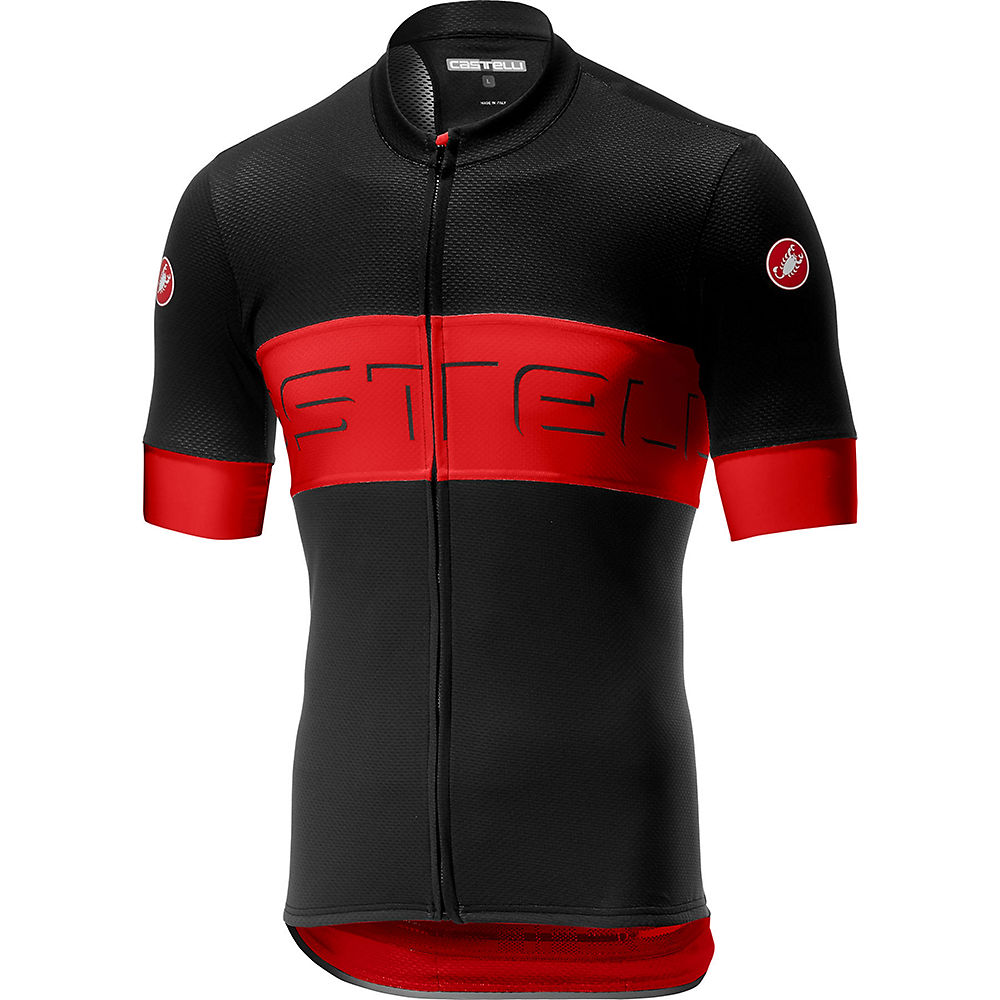 Maillot Castelli Prologo VI - Noir/Rouge/Noir