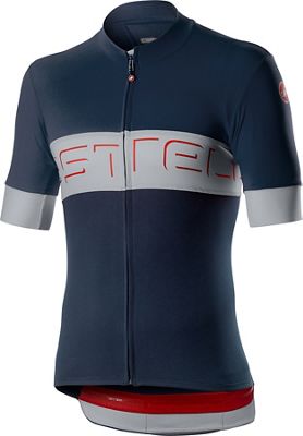 Castelli Prologo VI Jersey - Savile Blue-Silver Gray-Savile Blue - XS}, Savile Blue-Silver Gray-Savile Blue