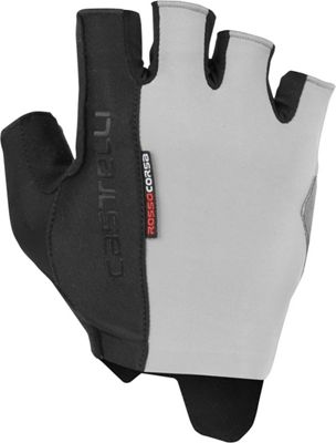 Castelli Rosso Corsa Espresso Glove - Silver Gray - XS}, Silver Gray