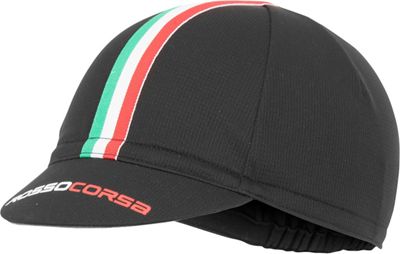 Casquette cycliste Castelli Rosso Corsa - Noir - One Size