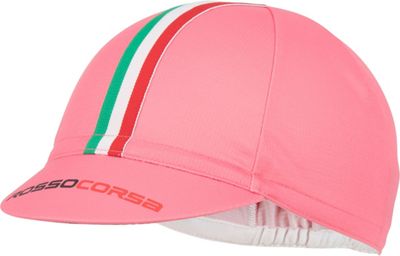 Castelli Rosso Corsa Cycling Cap - Rosa - One Size, Rosa