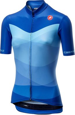 Castelli Women's Tabula Rasa Jersey FZ - Onda Blue - XL, Onda Blue