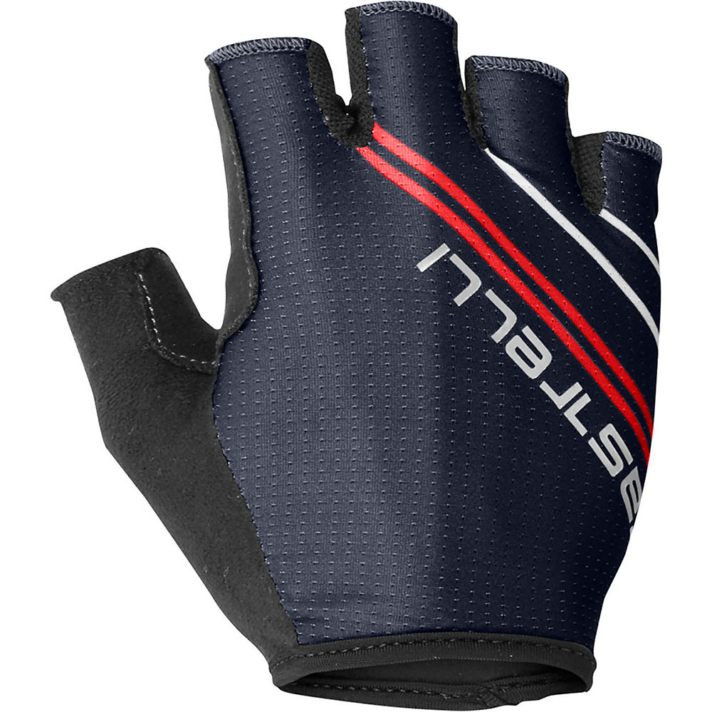 Gants courts Femme Castelli Dolcissima 2 - Dark Steel Blue-Hibiscus - XL, Dark Steel Blue-Hibiscus