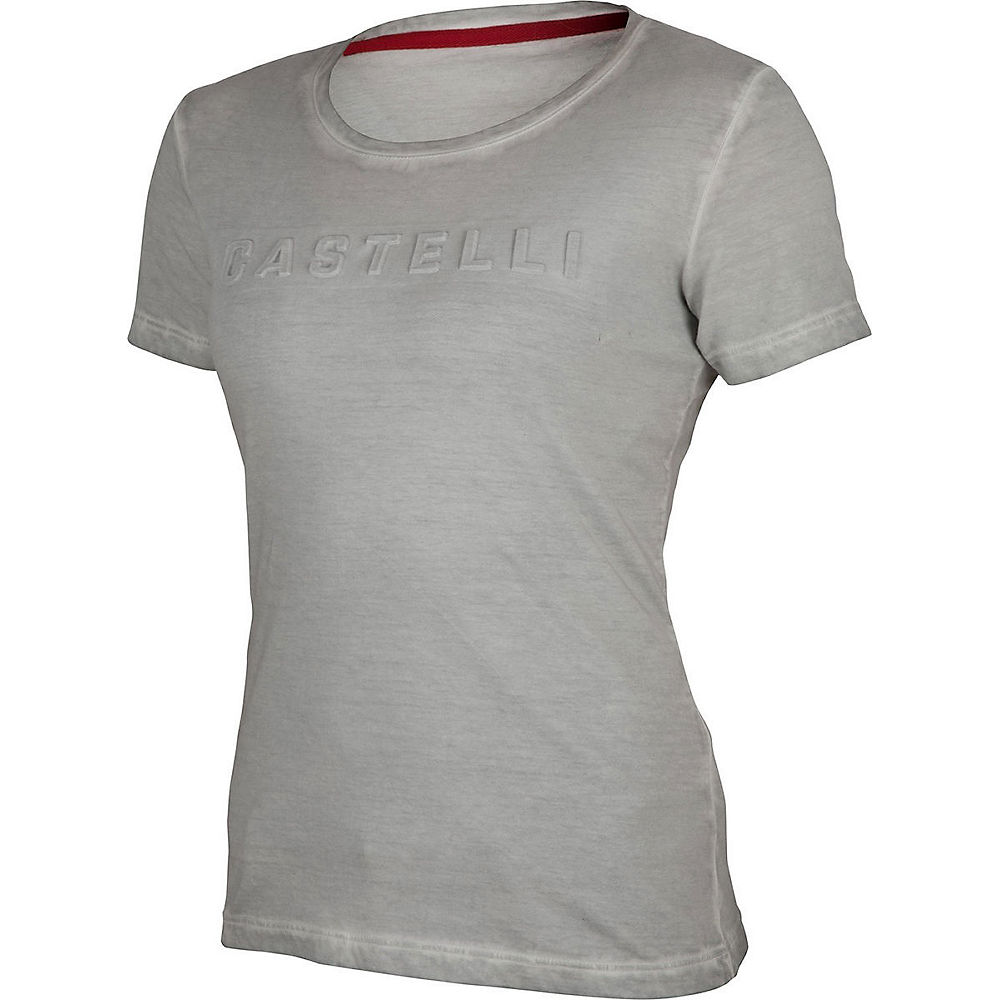 T-Shirt Femme Castelli Bassorilievo - Gris