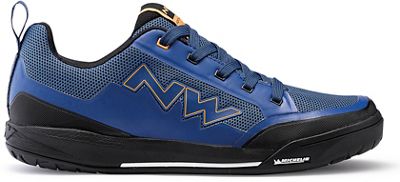 Chaussures VTT Northwave Clan 2019 - Bleu/Orange - EU 43, Bleu/Orange